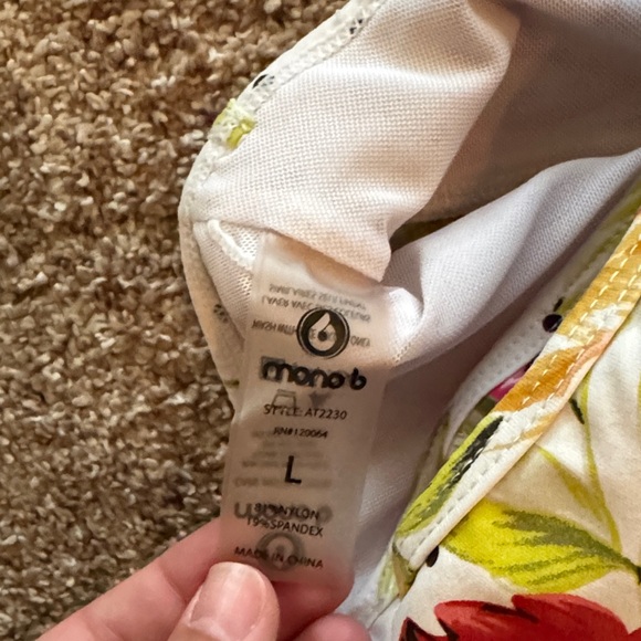 Mono B Floral Print Sports Bra and Leggings Set - Picture 6 of 9